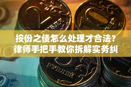武汉按份之债怎么处理才合法？律师手把手教你拆解实务纠纷