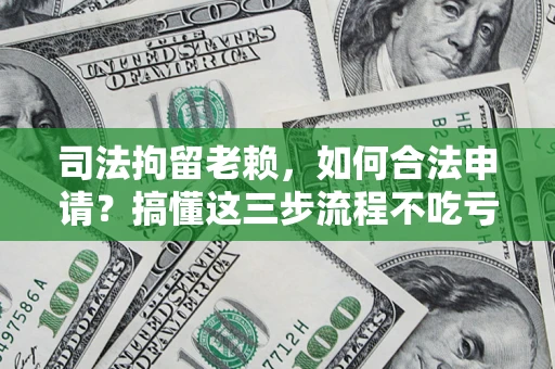 武汉司法拘留老赖，如何合法申请？搞懂这三步流程不吃亏！