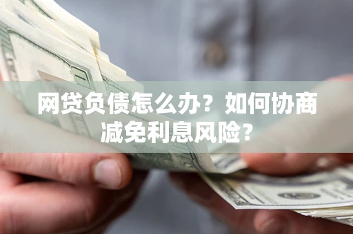 武汉网贷负债怎么办？如何协商减免利息风险？