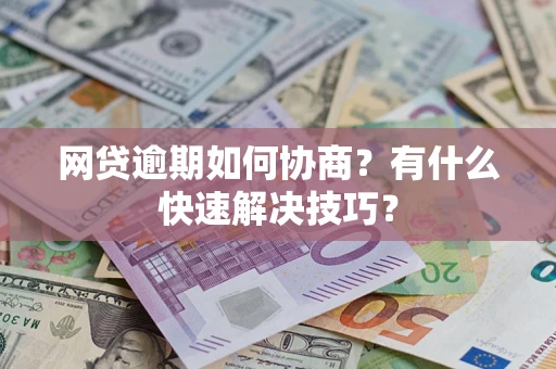 武汉网贷逾期如何协商？有什么快速解决技巧？