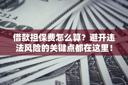 武汉借款担保费怎么算？避开违法风险的关键点都在这里！