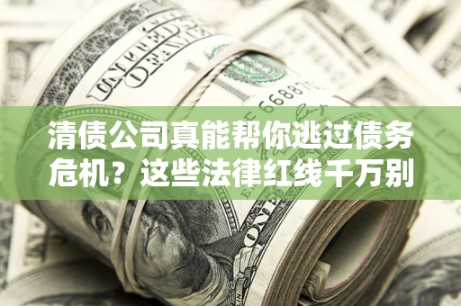 武汉清债公司真能帮你逃过债务危机？这些法律红线千万别踩
