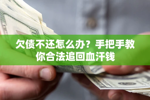 武汉欠债不还怎么办?手把手教你合法追回血汗钱 武汉欠债不还怎么办?手把手教你合法追回血汗钱