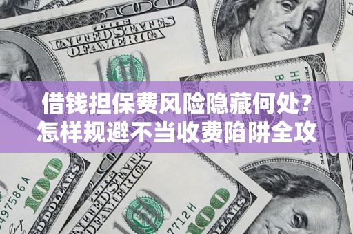 武汉借钱担保费风险隐藏何处？怎样规避不当收费陷阱全攻略！