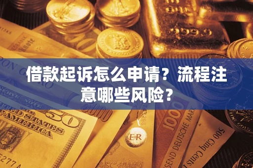 武汉借款起诉怎么申请？流程注意哪些风险？